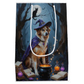 Sac Cadeau Moyen Peinture d'Halloween fantaisiste (Dos)