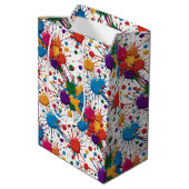 Sac Cadeau Moyen Peinture sauvage (Dos Angle)