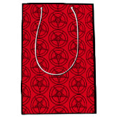 Sac Cadeau Moyen Pentagramme de Baphomet  (Devant)