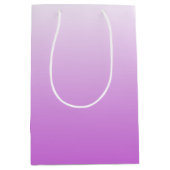 Sac Cadeau Moyen Pente à deux tons ombre lilas violet (Devant)