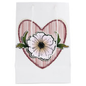 Sac Cadeau Moyen Peony Heart (Dos)