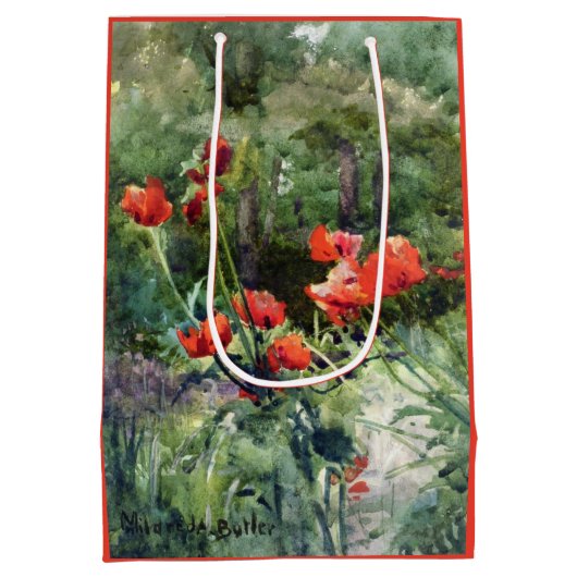 Sac Cadeau Moyen Pépites de jardin (par Mildred Anne Butler) (Dos)