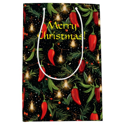 Sac Cadeau Moyen Peppers chili (Devant)
