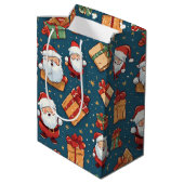 Sac Cadeau Moyen Père Noël (Dos Angle)