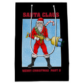 Sac Cadeau Moyen Père Noël Joyeux Noël Partie 2 (Dos)