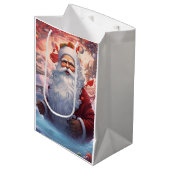 Sac Cadeau Moyen Père Noël lunaire 1 (Devant Angle)