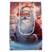 Sac Cadeau Moyen Père Noël lunaire 1 (Dos)