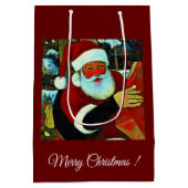 Sac Cadeau Moyen Père Noël / Père Noël (Dos)
