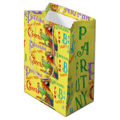 Sac Cadeau Moyen Perroquets (Dos Angle)