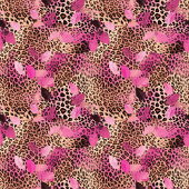 Sac Cadeau Moyen Personalized hot pink leopard skin gift wrap