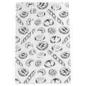 Sac Cadeau Moyen Personalized Pastry Illustration Packaging (Dos)