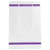 Sac Cadeau Moyen Personalized Purple Class of 2026 Graduation (Dos)