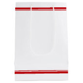 Sac Cadeau Moyen Personalized Red Class of 2026 Graduation (Dos)