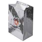 SAC CADEAU MOYEN PERSONILIZE TEXT AND PICTURE  (Devant Angle)