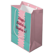 Personnalisable, rose bubblegum, turquoise, joli