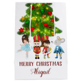 Sac Cadeau Moyen Personnalisé Nutcracker Ballet Noël (Dos)
