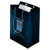 Sac Cadeau Moyen Personnaliser, 10e anniversaire d'Ordination du pr (Dos Angle)
