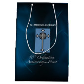 Sac Cadeau Moyen Personnaliser, 10e anniversaire d'Ordination du pr (Dos)