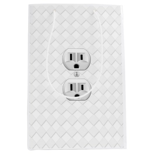 Sac Cadeau Moyen Personnaliser électrique d'amusement de prise (Devant)