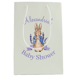 Sac Cadeau Moyen Personnaliser la classique lapin bébé shower