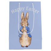 Sac Cadeau Moyen Peter le lapin Joyeux salut de Pâques (Dos)
