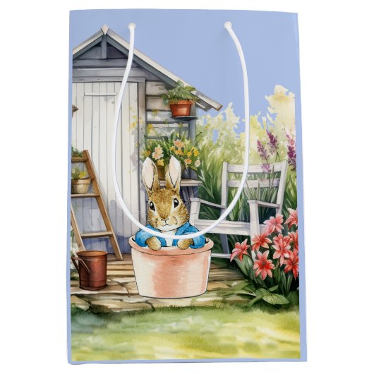 Sac Cadeau Moyen Peter the Rabbit Garden Shed (Devant)