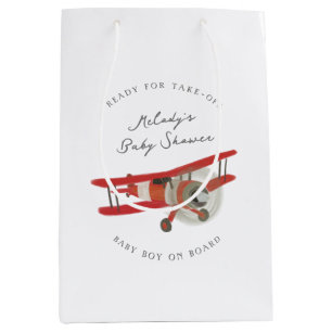 Sac Cadeau Moyen Petit Baby shower Aviator
