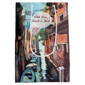 Sac Cadeau Moyen Petit canal vénitien (Dos)