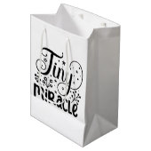 Sac Cadeau Moyen Petit Miracle! (Devant Angle)