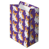 Sac Cadeau Moyen Petit motif mignon de corgi (Dos Angle)
