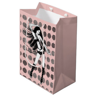 Sac Cadeau Moyen petite amie danseuse rose