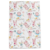 Sac Cadeau Moyen Petits cochons mignons (Devant)