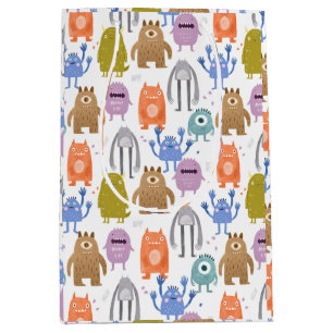 Sac Cadeau Moyen Petits monstres pour enfants