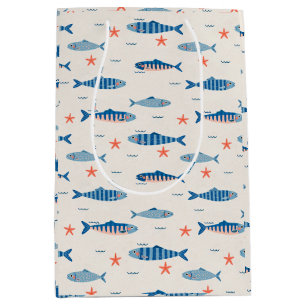 Sac Cadeau Moyen Petits poissons