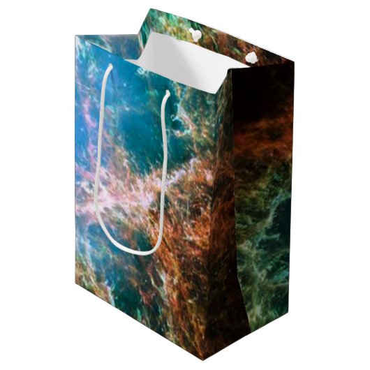 Sac Cadeau Moyen Photo de la Science d'astronomie d'espace de (Devant Angle)