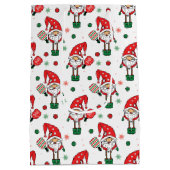 Sac Cadeau Moyen Pickleball Père Noël (Dos)