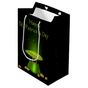 Sac Cadeau Moyen Pièces Casquettes de la Saint-Patrick