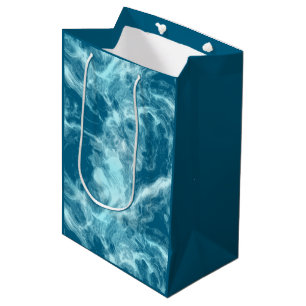 Sac Cadeau Moyen Pierre profonde de mer