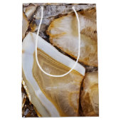 Sac Cadeau Moyen Pierres de géode poli (Devant)