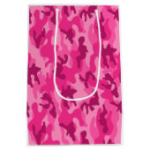 Sac Cadeau Moyen Pink Camo Adventure Power Son Amusement (Dos)