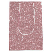 Sac Cadeau Moyen Pink Glitter Christmas Gift Bag  (Dos)
