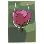Sac Cadeau Moyen Pink Lotus Flower (Devant)
