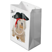 Sac Cadeau Moyen Pirate Westie (Dos Angle)