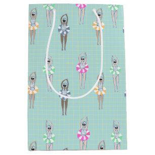 Sac Cadeau Moyen Piscine Artistique vintage