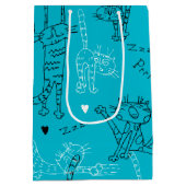 Sac Cadeau Moyen Pitreries de Kitty Kat (Dos)