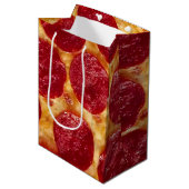 Sac Cadeau Moyen pizza pepperonis (Devant Angle)