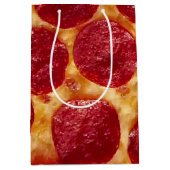 Sac Cadeau Moyen pizza pepperonis (Devant)