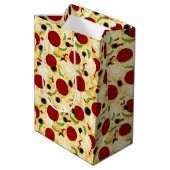 Sac Cadeau Moyen Pizza Topping (Dos Angle)
