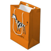 Sac Cadeau Moyen Pizzebra Pizza Zebra Cadeau (Devant Angle)
