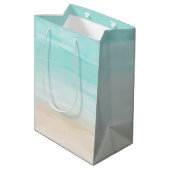 Sac Cadeau Moyen Plage Abstraite moderne (Dos Angle)